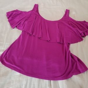 Jon Den cold shoulder top